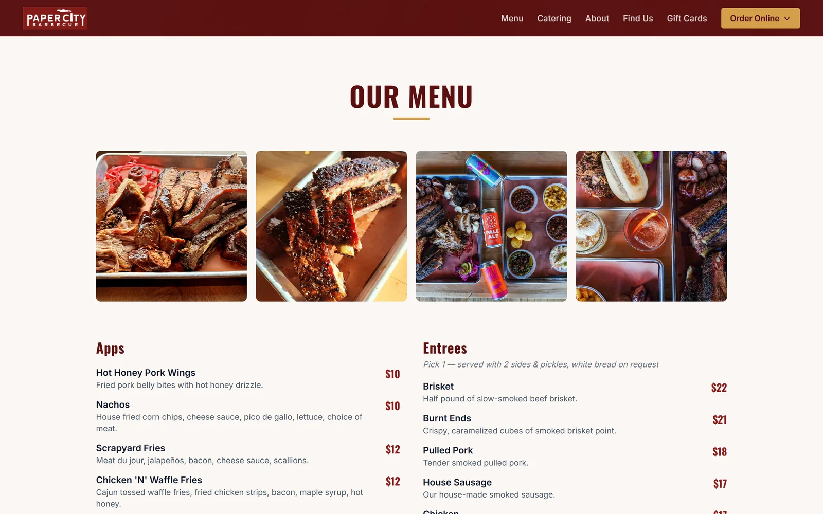 Paper City Barbecue screenshot 2