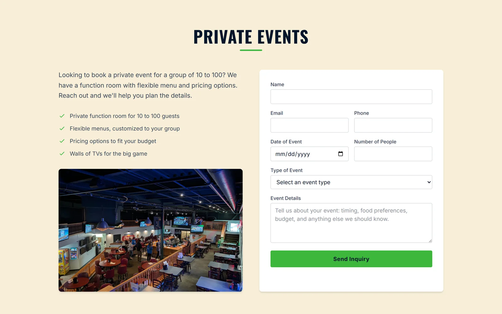 Playmakers Pizza & Pub screenshot 3